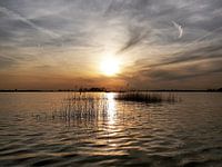 Zonsondergang op Loosdrecht