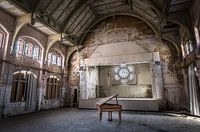 Piano in old theater