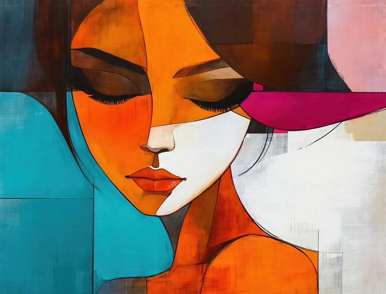 Women's portrait by Wonderful Art