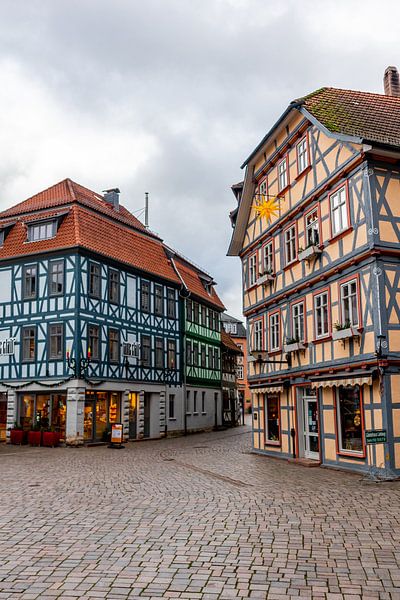 Ein Wintertag in der schönen Fachwerkstadt Schmalkalden von Oliver Hlavaty
