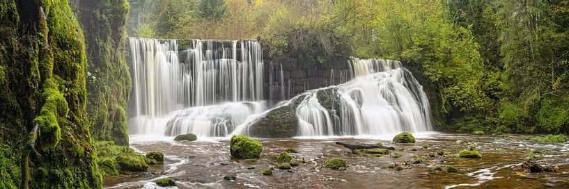 Geratser Wasserfall Panorama von Michael Valjak