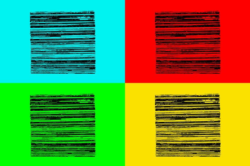 Vinyl Alben als PopArt von Frank Kremer