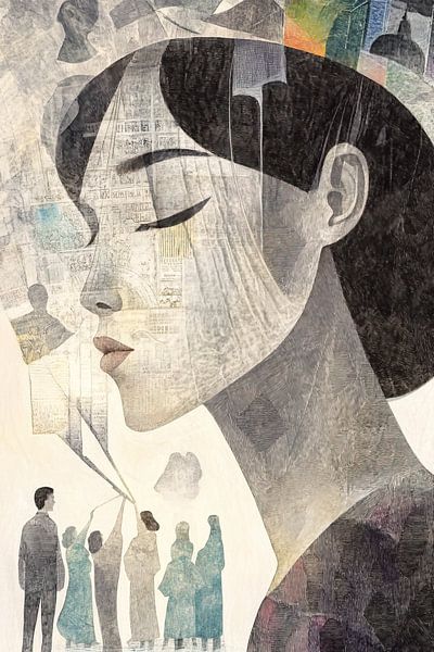 Profil einer Frau von Zen und Mehr