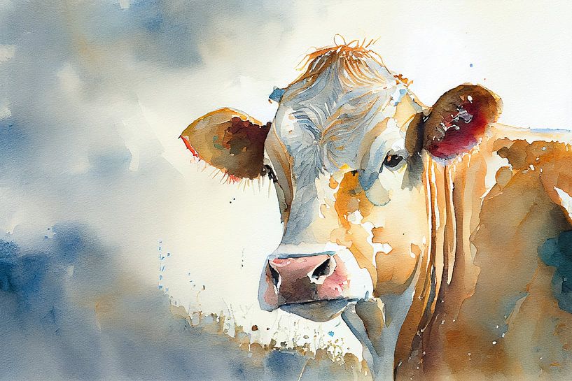 Bunte Kuh von But First Framing