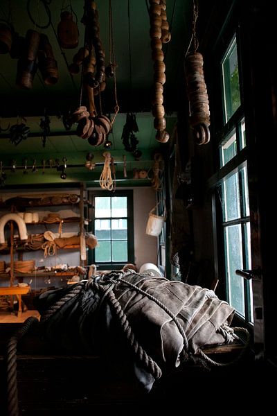 Seilerei im Zuiderzeemuseum von Arthur van Iterson