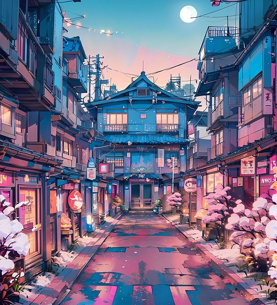 Japanese Dream pastel by AIS URIEF MAULANA