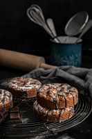 Torten mit Schokoladendekoration