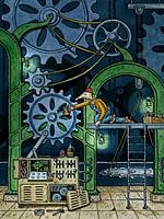 Der geduldige Maschinist