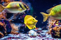 Die Farben des Meeres - Gelber Segelfisch