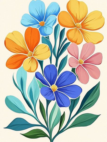 Blumenparty - Feiern Sie den Frühling! von PixelPrestige