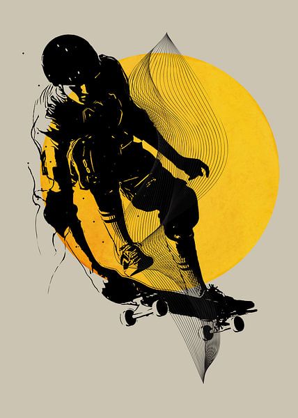 Skateboard art minimal #minimal par JBJart Justyna Jaszke