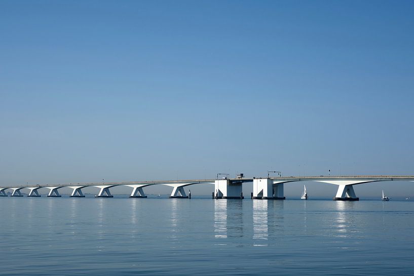 The Zeelandbrug (Zeeland Bridge) in the province of Zeeland in the Netherlands. by Tjeerd Kruse