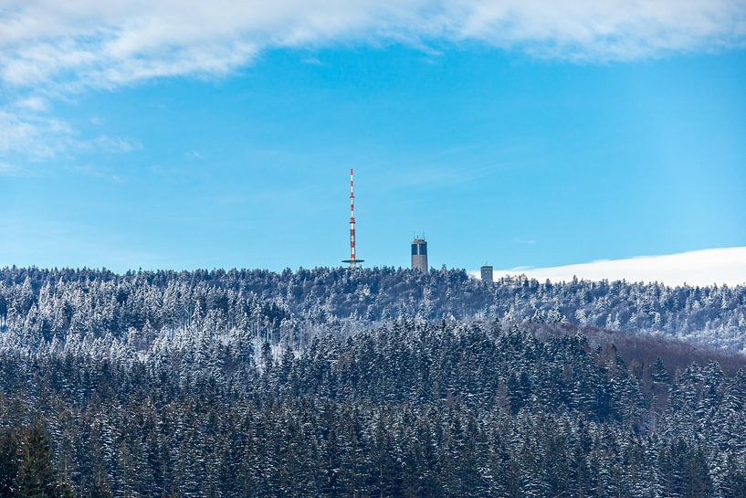 Kleine Winterwanderung im runde um den verschneiten Inselsberg bei Brotterode - Thüringen - Deutschland von Oliver Hlavaty