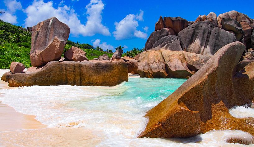 Anse Cocos, La Dique - Seychelles von Van Oostrum Photography