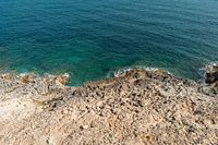 La côte maltaise vue d'en haut