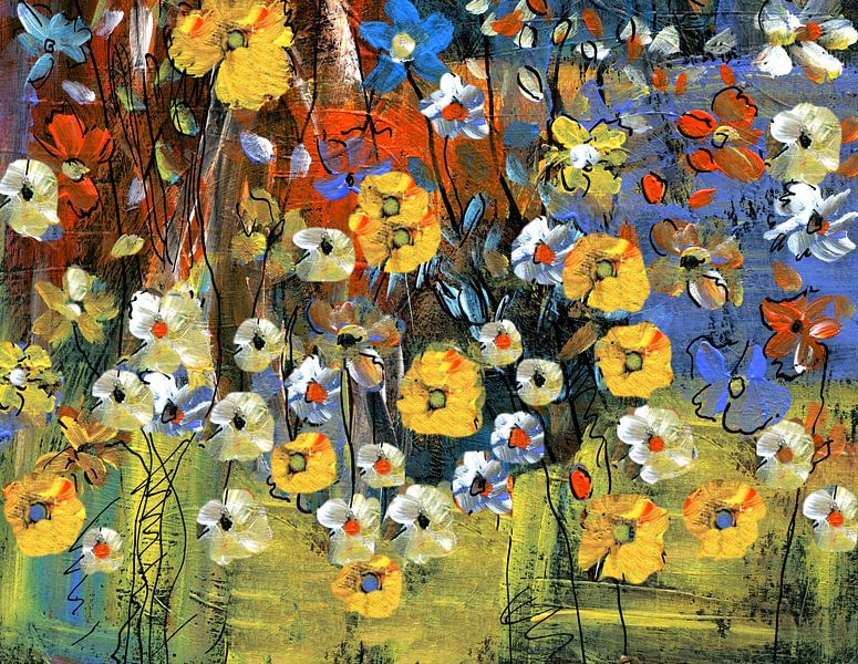 Sommerball - Wiese von Claudia Gründler