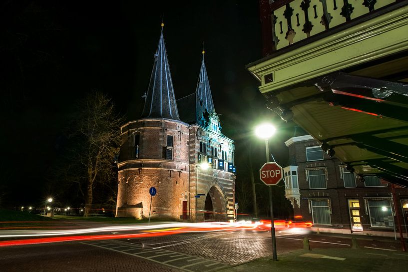Foto von Kampen mit Cellebroederspoort von Fotografiecor .nl
