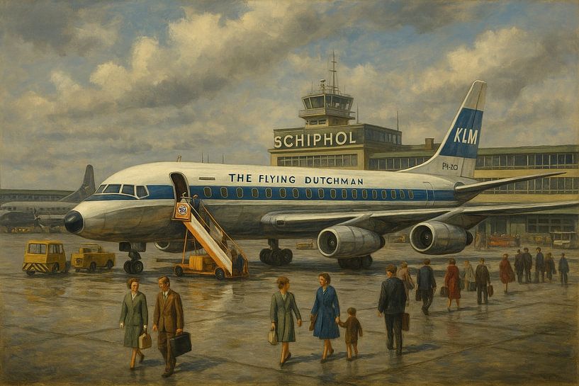 L'aéroport de Schiphol dans le passé par Dennis Klaassen