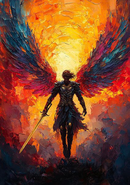Archangel poster art print by Niklas Maximilian