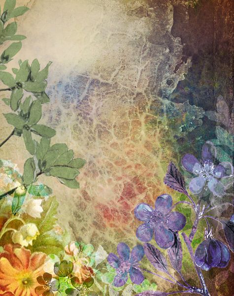 MAGICAL VINTAGE FLOWERS no7 von Pia Schneider