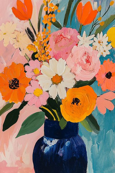 Farbexplosion in Kobaltblau von Bianca ter Riet