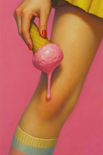 Sérieusement, qui mange des glaces élégantes ? par Moonheart Artworks
