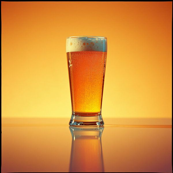 Ambrosial Nectar in Amber Coloured Beer by Karina Brouwer