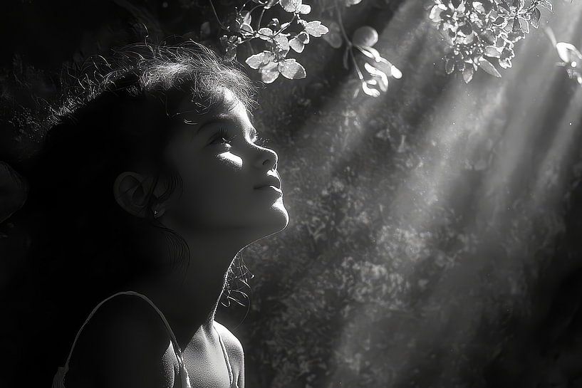 child in the sunlight by Egon Zitter