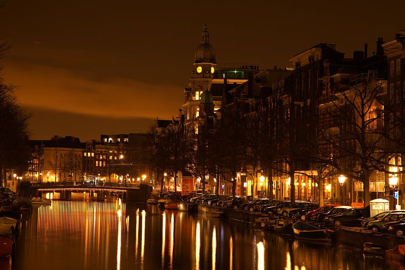 Amsterdam at night by Martijn Winkelaar