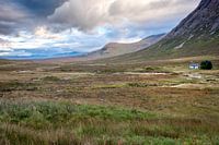 Écosse Glencoe chalet blanc