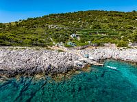 Die unglaublichen Farben der kroatischen Küste von oben!