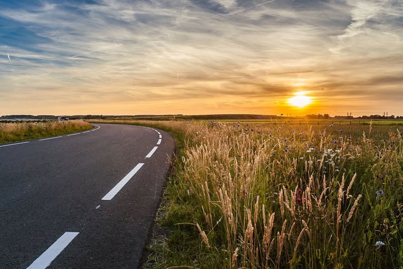 Soirée d'été dans le polder néerlandais par Fotografiecor .nl