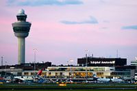 Schiphol bei Sonnenaufgang