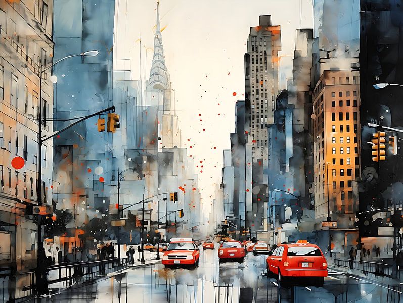 New York Sketch by PixelPrestige