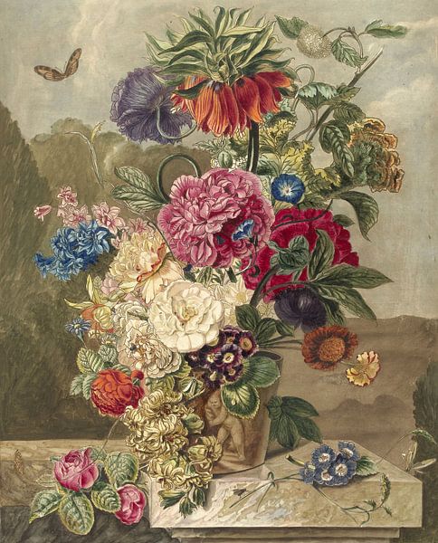 Blumenarrangement, Anthonie van den Bos von Het Archief