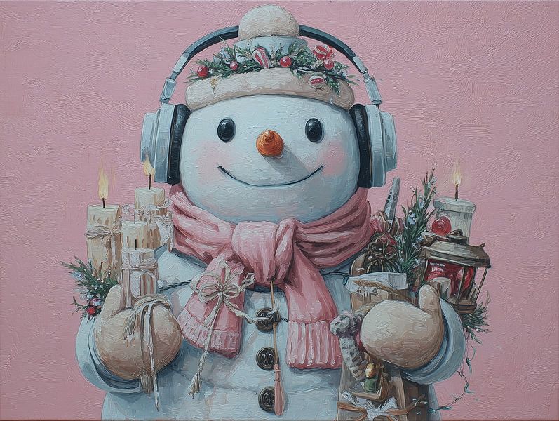 Snow Pop | Winter Beats von ARTEO Gemälde