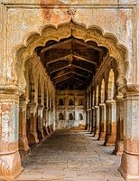 Orccha - een fraai doorkijkje in het paleis