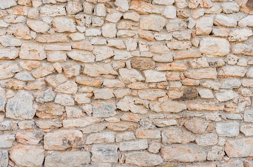 Texture de fond d'un mur de vieilles pierres, structure en gros plan par Alex Winter