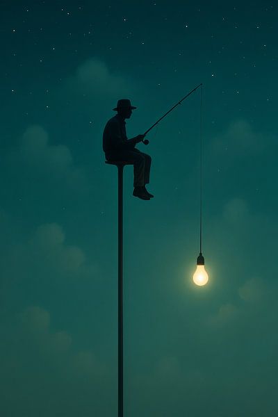 Träume fangen: Ein Nachtfischer von But First Framing