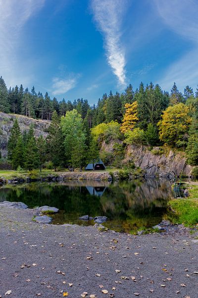 Herbstliche Idylle am Rennsteig von Oliver Hlavaty