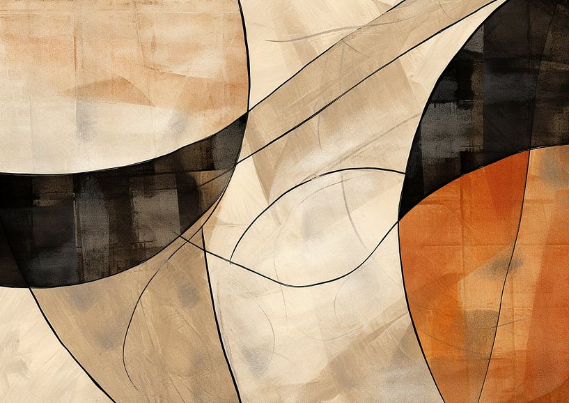 Abstracte Kunst | Kleurrijk Abstract van Abstract Schilderij