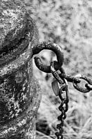 The lock on the chain