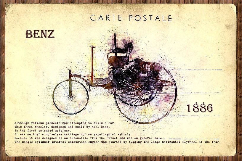 retro auto kaart par Ariadna de Raadt-Goldberg