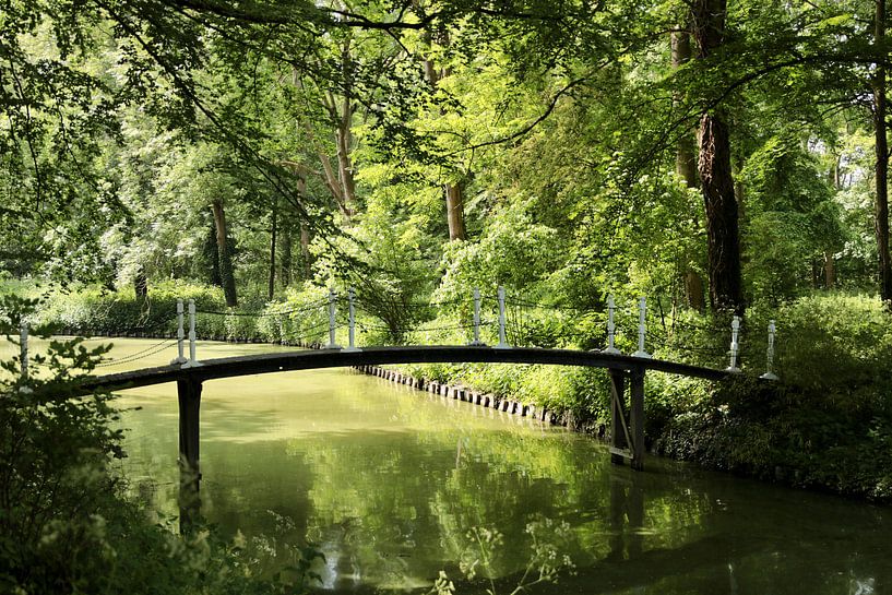 Der Teich auf dem Landgut ter Hooge von Wendy Hilberath