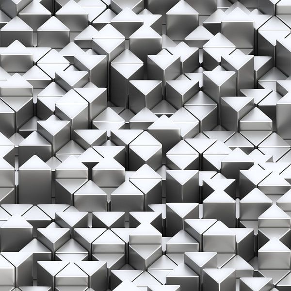 Prismen grau von Jörg Hausmann