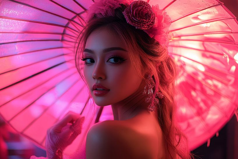 art moderne japonais néon par Egon Zitter