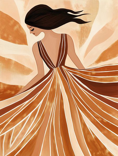 Woman in dress by Imagine