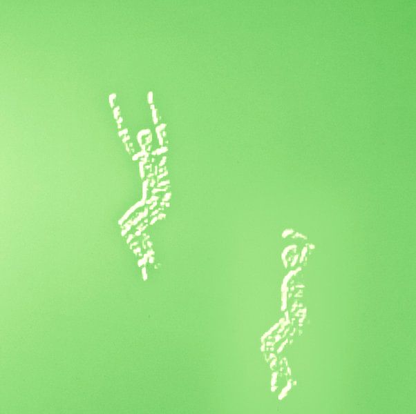 Dancers in green by Greetje van Son