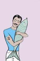 Seemann und der Fisch