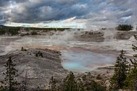 porcelain basin - yellowstone national park